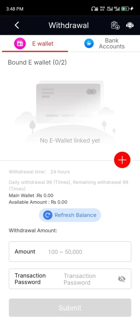 Play Rupees Game Withdraw